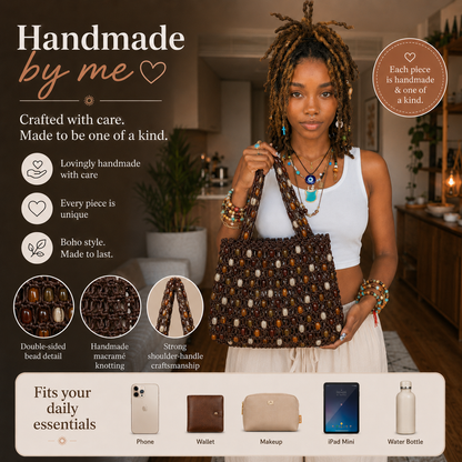 Sienna’s Handmade Boho Beaded Bag